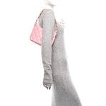Lambskin Quilted CC Links Hobo Light Pink