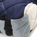 Silk Maxi Scarf Chanel 19 Flap Black Blue White