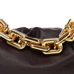 Calfskin The Pouch Chain Grape