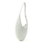 Nappa Intrecciato Small Drop Shoulder Bag Glacier