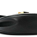 Grained Lambskin Mini Drew Shoulder Bag Black