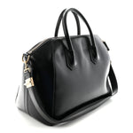 Shiny Lord Calfskin Medium Antigona Black