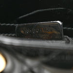 Patent Cannage Mini Lady Dior Black