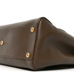 Vitello Morgan Snakeskin Medium Peekaboo Iconic Satchel Foresta
