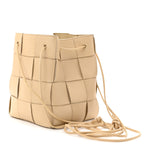 Nappa Maxi Intrecciato Small Cassette Bucket Bag Porridge