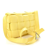 Nappa Maxi Intreccio Padded Cassette Crossbody Bag Sherbert