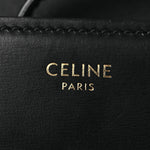 Shiny Calfskin Triomphe Shoulder Bag Black