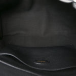 Heavy Grain Small Soft Bayswater Satchel Black