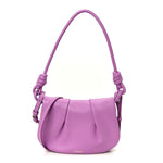 Shiny Nappa Calfskin Paseo Satchel Rockrose