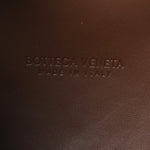 Suede Intrecciato Small The Lauren 1980 Clutch With Chain Praline Musk Washed Brownie
