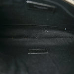 Linen Canvas Rive Gauche Zipped Pouch Black