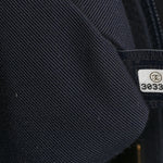 Lambskin Quilted Large Chanel 19 Flap Navy Blue