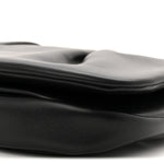 Shiny Nappa Calfskin Paseo Satchel Black