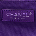 Shaded Calfskin Small Deauville Tote Purple Blue