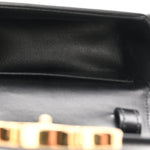 Shiny Calfskin Mini Claude Black