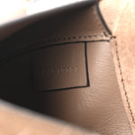 Calfskin Crocodile Embossed Small Tess Bag Army Green