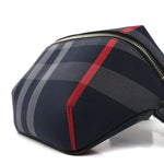 House Check Sonny Bum Bag Navy Grey