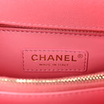 Caviar Quilted Small Coco Handle Flap Pink