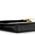 Vitello Cruise F is Fendi Bi-Color FF 1974 Embossed Medium Envelope Wallet On Chain Black Maya