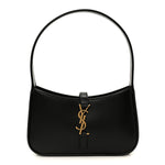 Smooth Calfskin Le 5 A 7 Mini Hobo Black