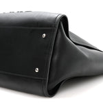Calfskin Medium Deauville Tote Black