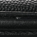 Caviar Quilted CC Filigree Vanity Clutch With Chain Black