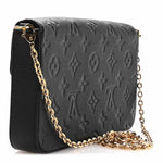 Empreinte Pochette Felicie Chain Wallet Black
