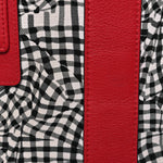 Visetos Medium Liz Reversible Shopper Tote Ruby Red
