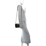 Lambskin Quilted Chanel 19 Wallet On Chain WOC Black