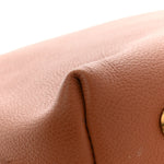 Grained Calfskin Low Key Hobo PM Cognac