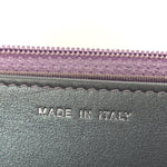 Iridescent Lambskin Quilted Reissue Wallet On Chain WOC Light Purple