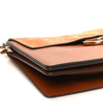 Suede Calfskin Medium Faye Shoulder Bag Tobacco