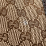 Monogram Selleria Calfskin Vintage Web Medium Boston Beige Ebony Cocoa