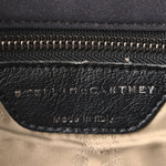Shaggy Deer Quilted Falabella Shoulder Bag Black