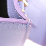 Calfskin Mini T Clasp Tara Crossbody Bag Hyacinth