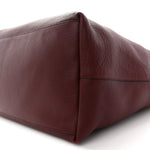 Grained Calfskin Duffle Bag Burgundy