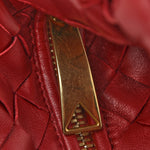 Nappa Intrecciato Mini Jodie Dark Red