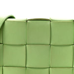 Lambskin Maxi Intrecciato Cassette Crossbody Bag Pistachio