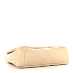 Lambskin Quilted Medium Chanel 19 Flap Beige