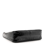 Patent Naplak Re-Edition 2005 Shoulder Bag With Charm Black