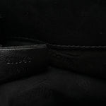 Snakeskin Large Sukey Tote Black