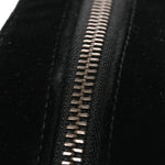 Velvet Matelasse Marquise Crystals Mini GG Marmont Chain Shoulder Bag Black