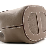 Taurillon Clemence Swift In-The-Loop 18 Bag Etoupe