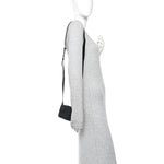 Lambskin Maxi Intreccio Candy Cassette Crossbody Bag Black