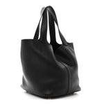 Taurillon Clemence Picotin Lock 22 MM  Black