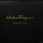 Raffia Calfskin The Studio Box Tote Black