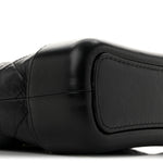 Aged Calfskin Quilted Small Gabrielle Hobo Black