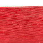 Epi Pochette Accessories 21 Castillan Red