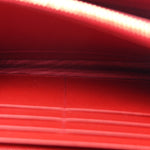 Printed Calfskin Gancini Wallet On Chain Red