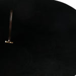 Calfskin Suede Cut Out Large Tote Brown Black